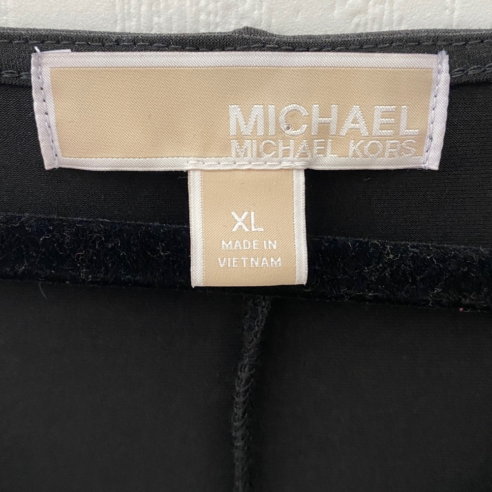 New Michael Kors Black Gold Studded Dress - Picture 5 of 5